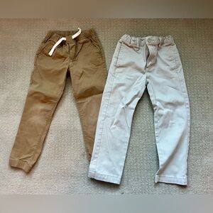Cat & Jack Tan and Khaki Kids' Casual Pants Bundle